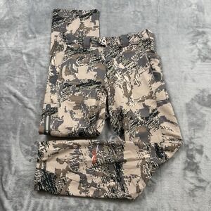 Sitka Gear Ascent Pants Mens 32T Gray Camo Open Country Cargo  Hunting Outdoor